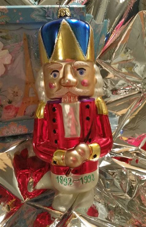 RARE Very LARGE German Mercury Glass Nutcracker Anniversary | Etsy ...