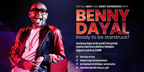 Homejam Virtual Tamil Concert Featuring Benny Dayal at Online event ...