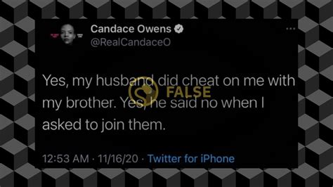 Did Candace Owens Tweet That Her Husband Cheated on Her With Her ...