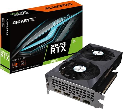 Gigabyte NVIDIA GeForce RTX 3050 Eagle OC Graphics Card - 8GB GDDR6 ...