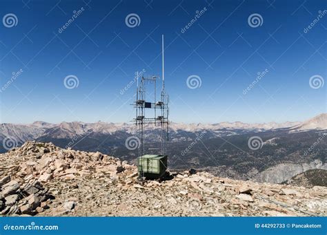 Mountain Top Radio Repeater Stock Photo - Image: 44292733