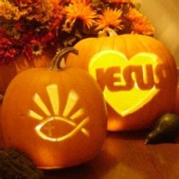 Christian Pumpkin Carving for Halloween: Printable Stencils