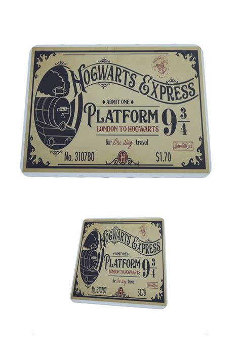 Hogwarts Express Ticket - Mouse Pad And Coaster Set | Shop Today. Get ...