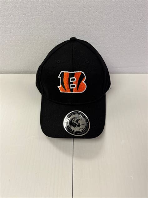 Cincinnati Bengals BLACK Embroidered LOGO Hat Adjustable Back - Etsy