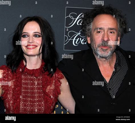 Eva Green & Tim Burton attending the premiere of Miss Peregrine's Home ...