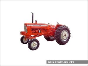 Allis Chalmers D19 row-crop tractor: review and specs - Tractor Specs