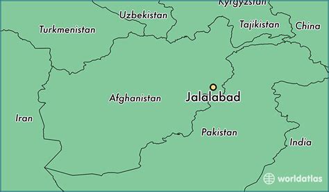 Where is Jalalabad, Afghanistan? / Jalalabad, Nangarhar Map - WorldAtlas.com