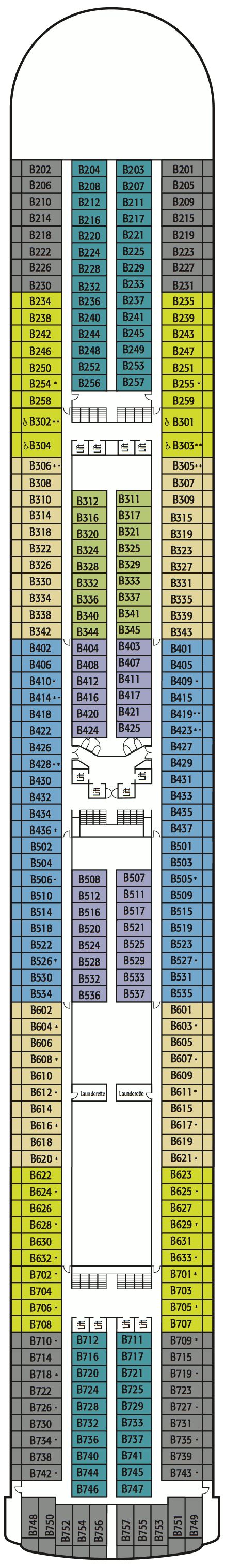 Ventura deck plans - Cruiseline.com