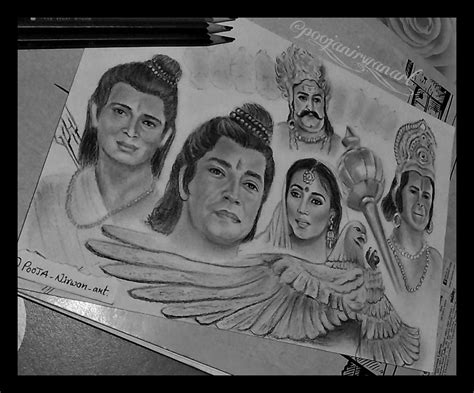 Ramayana Characters Drawing