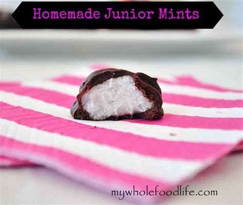 Homemade Junior Mints Recipe - My Whole Food Life