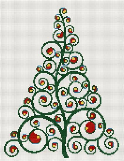 Yiota's Cross Stitch: Christmas tree cross stitch kits