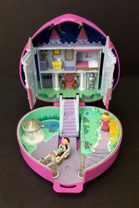 Adorable Vintage Polly Pocket "Starlight Castle" with 2 Little Dolls ...