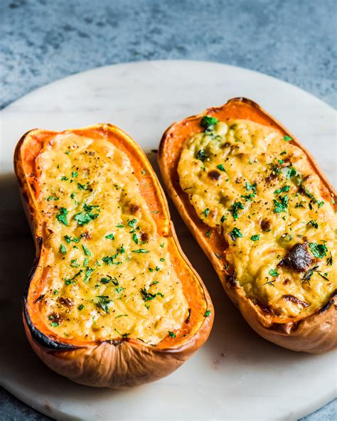 Cheesy Baked Butternut Squash (Vegan) — Rainbow Plant Life