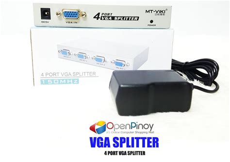 VGA Splitter - 4 Ports VGA Splitter, Computers & Tech, Parts ...