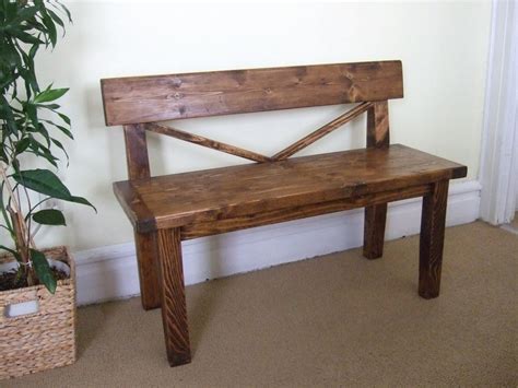 Country Style Wooden Benches - Image to u