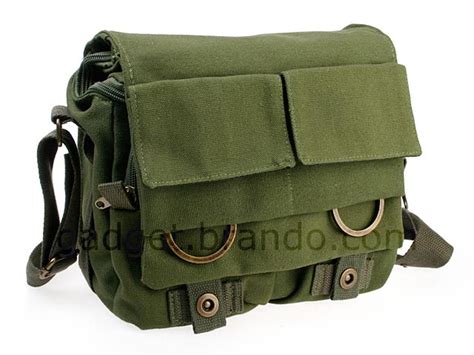 Linen DSLR Camera Messenger Bag | Gadgetsin