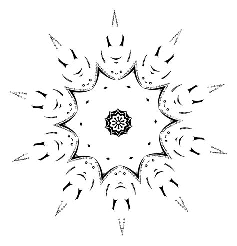 Download Elaborate Line Art Mandala 14 SVG | FreePNGImg