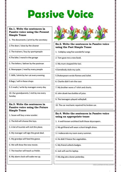 The passive of modal verbs exercises - mmabermo