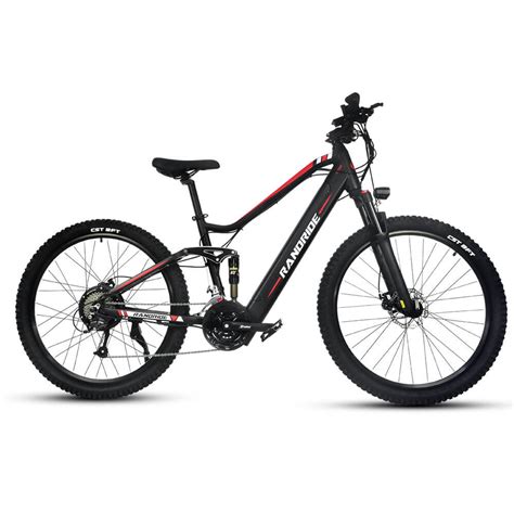 RANDRIDE Mountain Ebike Full Suspension Adult Electric Bike 1000w 17ah