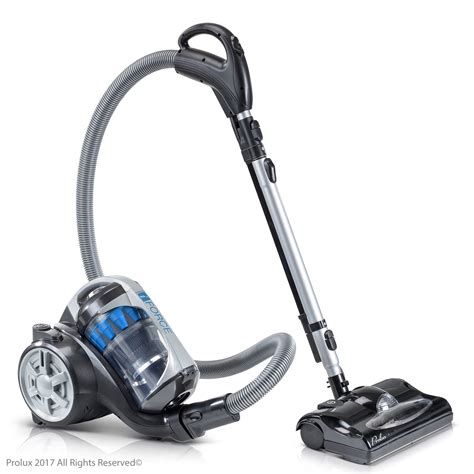 Prolux iForce Light Weight Bagless Canister Vacuum Cleaner HEPA Filtration and Power Nozzle ...