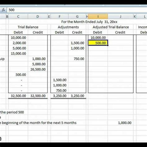 Debit Credit Spreadsheet within Basic Accounting Worksheet Accounting Worksheet Accounting In ...