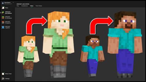 Minecraft - How To Get The New Steve & Alex Skins! - YouTube