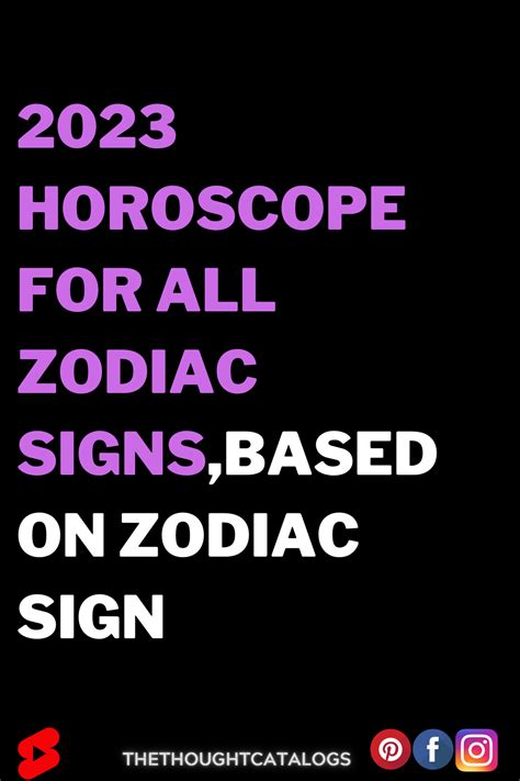 2023 Horoscope For All Zodiac Signs,Based On Zodiac Sign | Horoscope ...