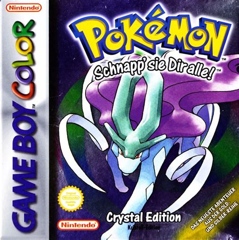 Pokémon Crystal Version cover or packaging material - MobyGames