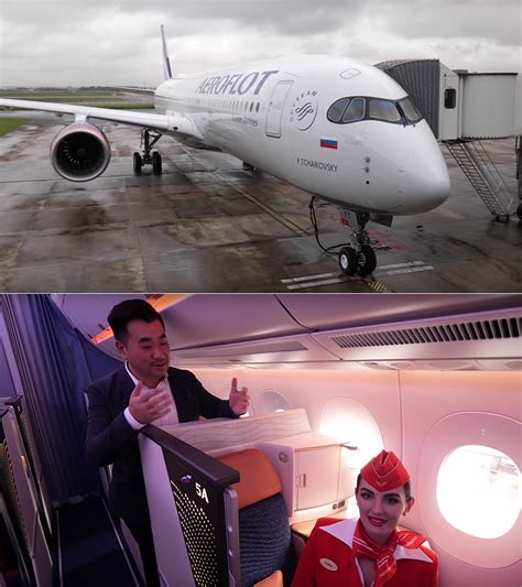 Aeroflot Receives First Airbus A350 XWB, Here's a Look at the Business ...