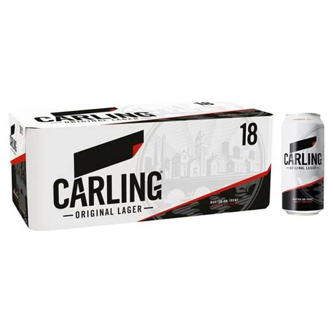 Carling Original Lager Beer Cans x18 440ml : My Supermarket Compare