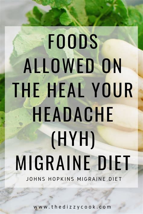 Foods Allowed on the Heal Your Headache Migraine Diet - The Dizzy Cook