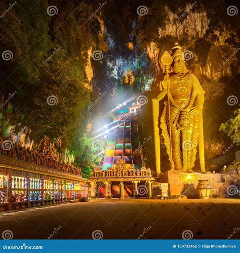 Colorful Stairs of Batu Caves. Malaysia Stock Photo - Image of place ...