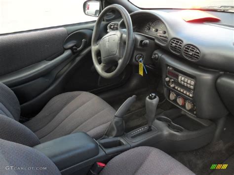 Graphite Interior 2001 Pontiac Sunfire SE Coupe Photo #57855047 ...