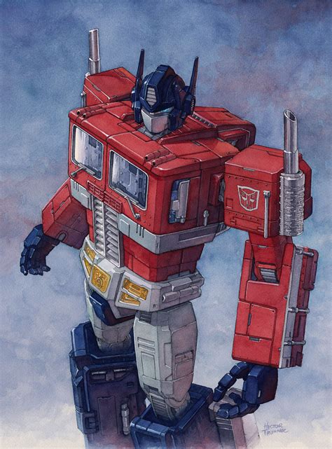 Funny Optimus Prime Transformers Fan Art