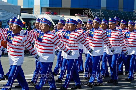 Marching Parade During Malaysias Independence Day Stock Photo - Download Image Now - Adult, Asia ...