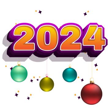 Feliz Año Nuevo 2024 Día De Celebración PNG , Contento, Año Nuevo, 2024 PNG y PSD para Descargar ...