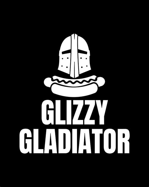 Glizzy Gladiator Hotdog Meme Drawing by Tintin Bjorklund