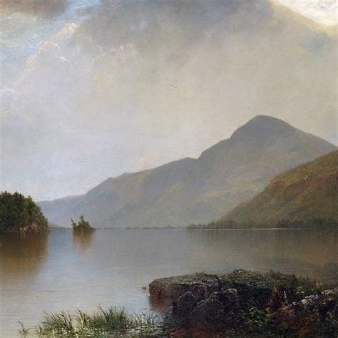 Lake George by John Frederick Kensett Landscape Artist, Oil Painting ...