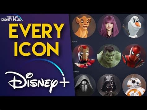 All 272 Disney Plus Icons | Featured Animation