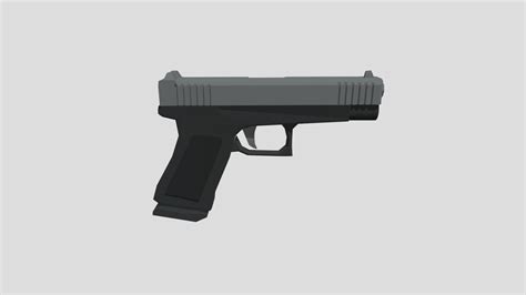 Pistol Low poly - 3D model by boygamer [3fc0aeb] - Sketchfab