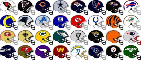 2023 NFL Team Helmets by Chenglor55 on DeviantArt