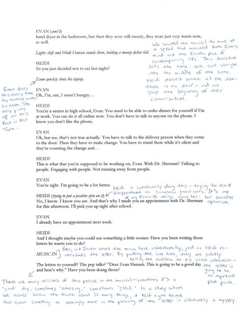 Inside Tony Winner Steven Levenson’s Dear Evan Hansen Notebook | Playbill