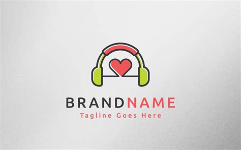 Music Love Logo Template Design #273292 - TemplateMonster