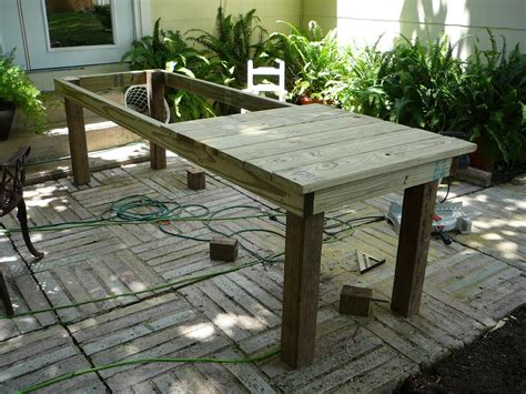 Buiten Tafel Maken 1 Diy Outdoor Table Rustic Outdoor - vrogue.co