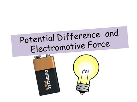 Electromotive Force and Potential Difference - YouTube