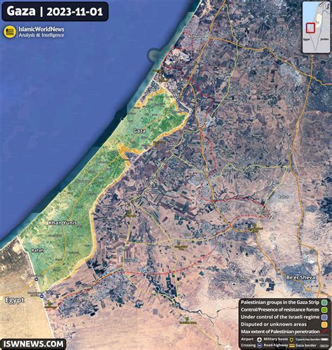 Latest Military Developments Of Gaza And Palestine, 1 November 2023 ...