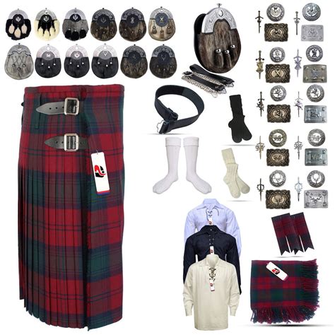 Traditional Clan Lindsay Tartan Kilt for Scottish Cultural Events ...