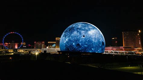 See the Las Vegas Sphere transform into Earth, Mars and the moon | Space