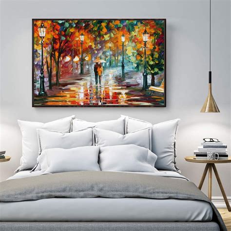 wall26 Floating Framed Canvas Wall Art for Living Room, Bedroom Scenery Canvas Prints for Home ...