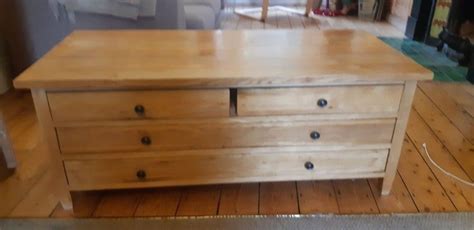 Solid Wood Coffee Table 4 Drawers | in Chester, Cheshire | Gumtree